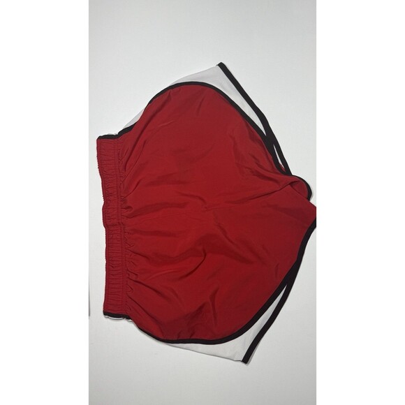 Nike Shorts Womens Small Red Running Workout Casual 3" Dri Fit Tempo - Picture 4 of 5